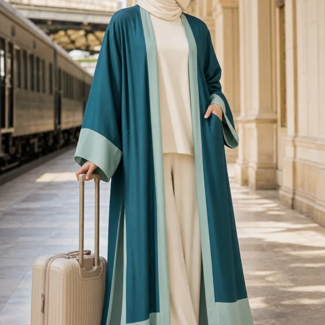Azure Nomad Kimono