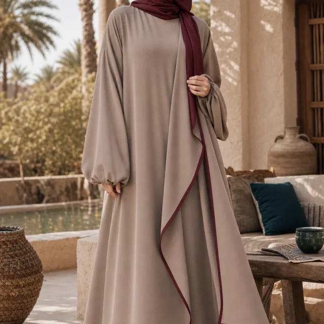 Dune Sculpted Abaya