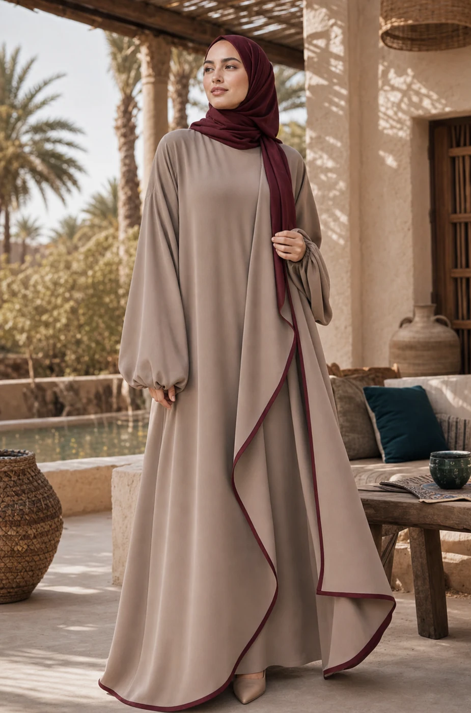 Dune Sculpted Abaya