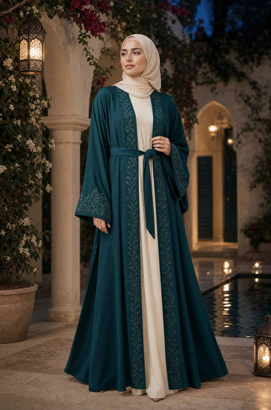 Layali Garden Abaya